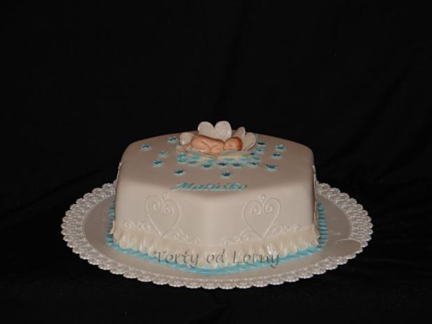 Krstiny - Matúško.., torta, Torty na krstiny, Lorna, 1