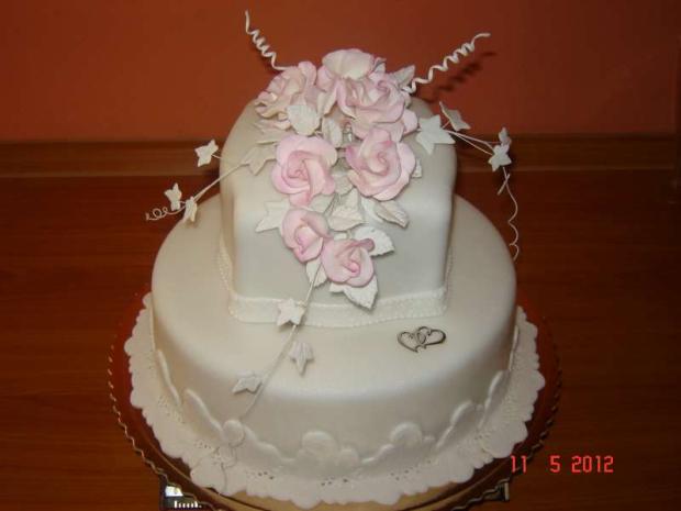 svadobná, torta, Svadobné torty svadobná, torta, Svadobné torty, Macka, 1