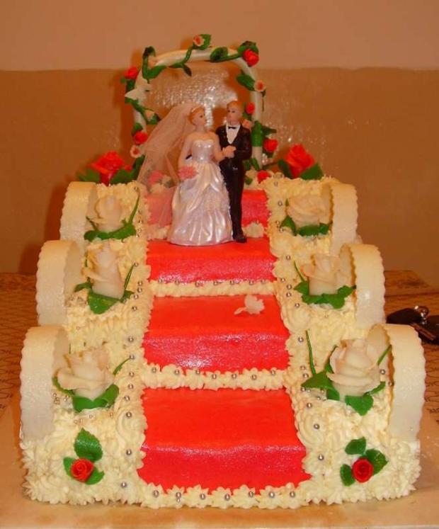 svadobné schody, torta, Svadobné torty svadobné schody, torta, Svadobné torty, melisa26, 1