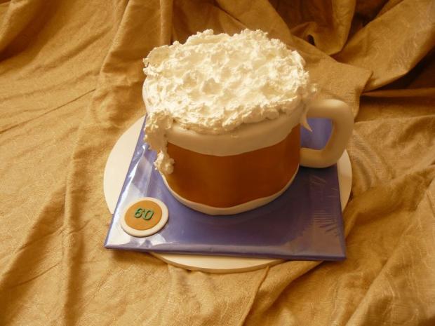 pivový pohár, torta, Netradičné torty pivový pohár, torta, Netradičné torty, zdenka2007, 1