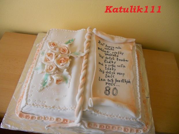 kniha, torta, Narodeninové torty, katulik111, 1