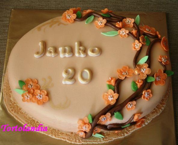 Ovál s konárikom kvietkov, torta, Narodeninové torty Ovál s konárikom kvietkov, torta, Narodeninové torty, Aderiarleen, 1