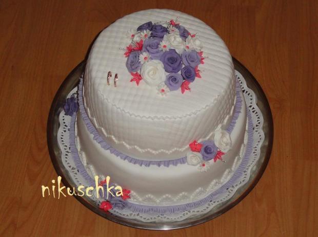 Svadobná fialková, torta, Svadobné torty Svadobná fialková, torta, Svadobné torty, Nikuschka, 1