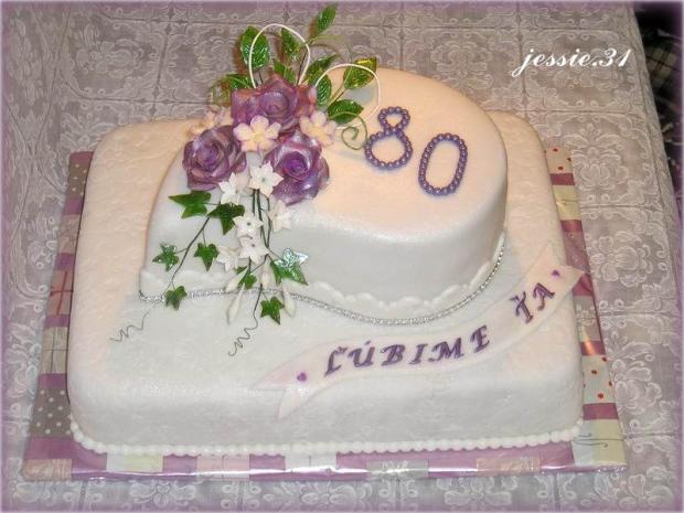 Narodeninová 80, torta, Narodeninové torty Narodeninová 80, torta, Narodeninové torty, jessie.31, 1
