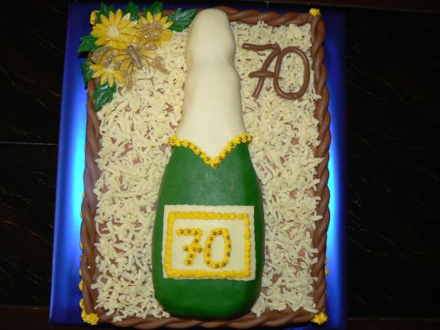 Na 70ku, torta, Narodeninové torty, Nadežda Pištová, 1