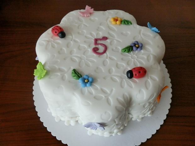 Kvietok s lienkami, torta, Ostané torty pre deti, Ildi B., 1