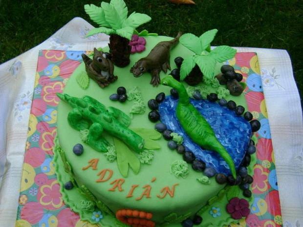 dinosauri, torta, Torty so zvieratkami, marlenka 771, 1