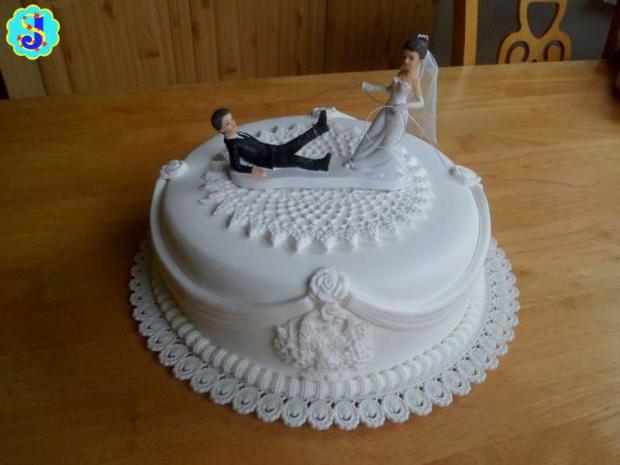 Svadobná žartovná, torta, Svadobné torty Svadobná žartovná, torta, Svadobné torty, Janka.S, 1