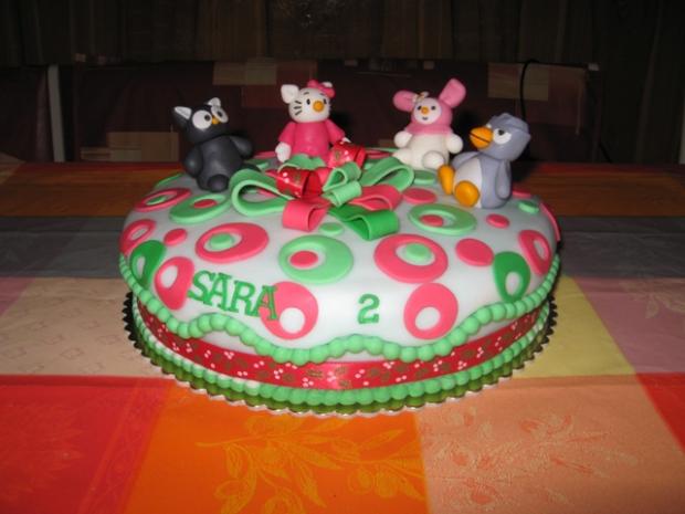 torta pre saru...karamel plnka, 2,6 kg..hello kitty a jej priatelia, torta, Rozprávkové torty, zu-zu, 1