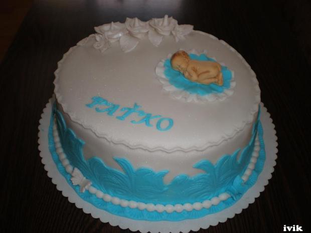 krst Paťko, torta, Torty na krstiny, ivik, 1