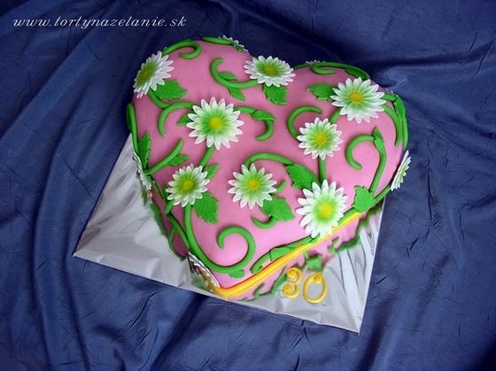 Srdce, torta, Narodeninové torty, Torty na zelanie, 1