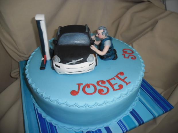automechanik a zdvihak na auto, torta, Netradičné torty automechanik a zdvihak na auto, torta, Netradičné torty, Alenik, 1