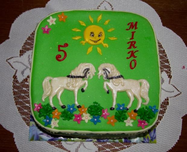 koníky pre Mirka, torta, Torty so zvieratkami koníky pre Mirka, torta, Torty so zvieratkami, eva.s, 1