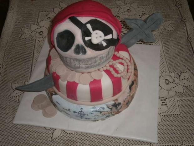 Pirátska torta, torta, Narodeninové torty, Zdenci, 1