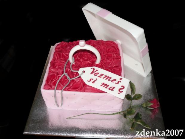 Vezmeš si ma ?, torta, Netradičné torty Vezmeš si ma ?, torta, Netradičné torty, zdenka2007, 1