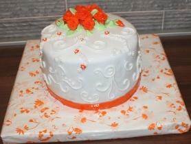 Dar na svadbu, torta, Svadobné torty, lenkat, 1