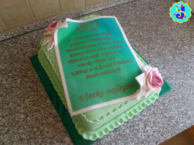 Telegram, torta, Narodeninové torty Telegram, torta, Narodeninové torty, Janka.S, 1