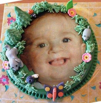 Detska s jedlou fotografiou, torta, Ostané torty pre deti, OLINKA_liska_ryska, 1