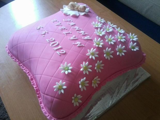 Vankúš na krstiny , torta, Torty na krstiny Vankúš na krstiny , torta, Torty na krstiny, bea26, 1