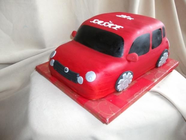 WV Polo, torta, Torty autíčka, vláčiky WV Polo, torta, Torty autíčka, vláčiky, Alenik, 1