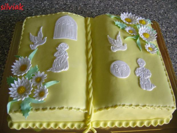 Kniha, torta, Torty na cirkevné sviatky Kniha, torta, Torty na cirkevné sviatky, silviak, 1
