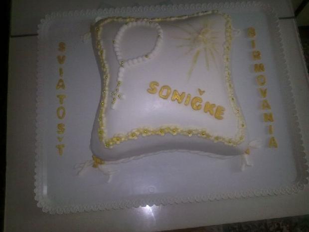 vankušik, torta, Torty na cirkevné sviatky, Anna M 1, 1