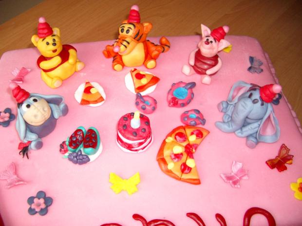 macko pu a kamarati, torta, Rozprávkové torty, 77elis77, 1