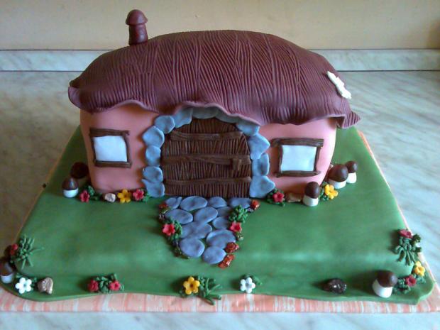 Domček, torta Domček, torta, alioska, 1