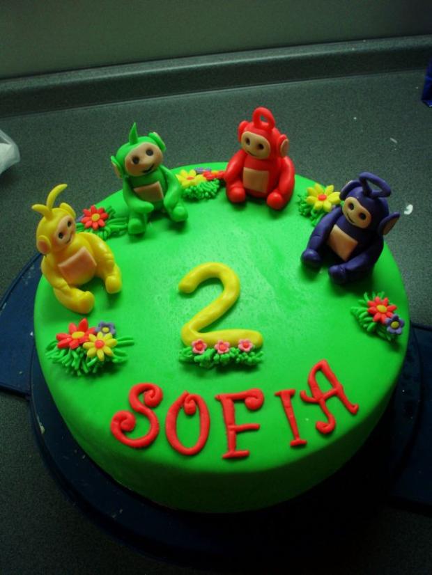 Teletubbies, torta, Rozprávkové torty Teletubbies, torta, Rozprávkové torty, masenka, 1