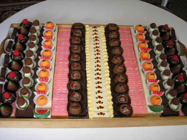 zakusky na svadbu, torta, Zákusky zakusky na svadbu, torta, Zákusky, annaboros, 1