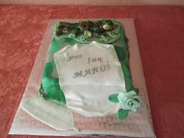 k promocií, torta, Torty - škola, stužková k promocií, torta, Torty - škola, stužková, tretinka, 1