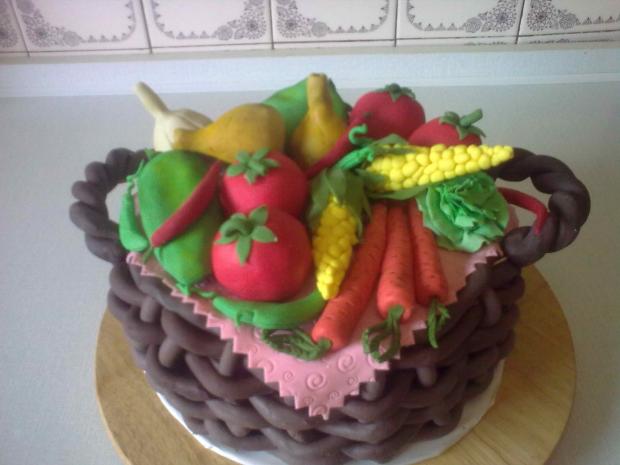 zeleninový kôš, torta, Netradičné torty zeleninový kôš, torta, Netradičné torty, zuzanka25, 1
