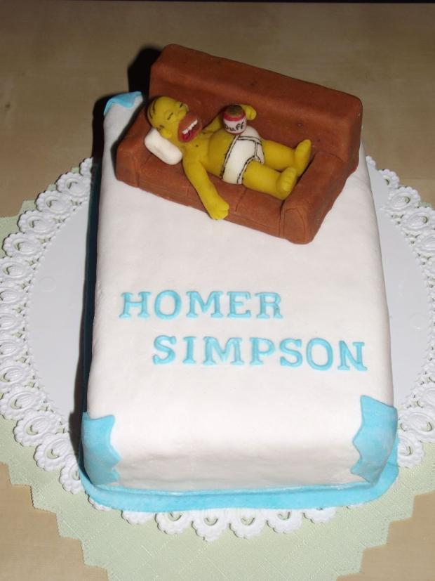 Homer Simpson, torta, Netradičné torty, ericca, 1