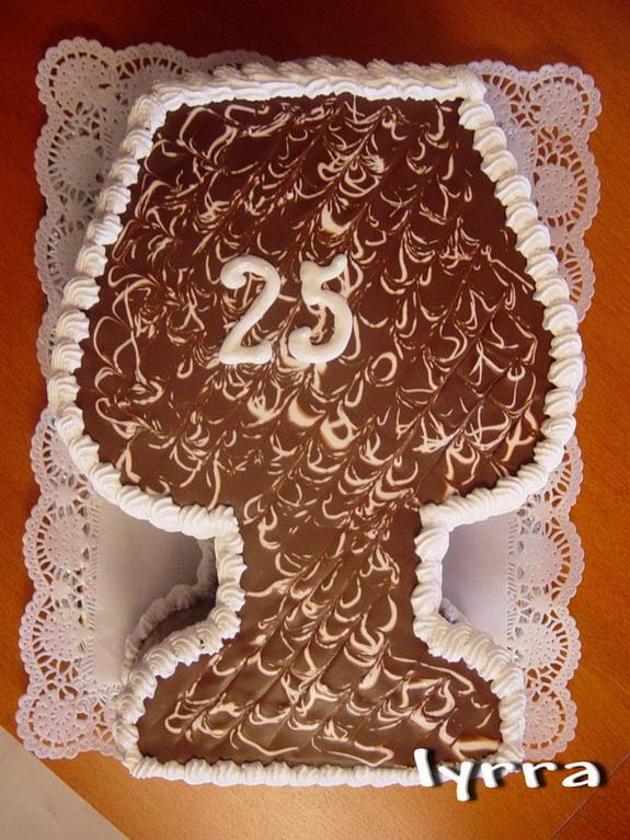 pohár k narodeninám, torta, Narodeninové torty, lyrra, 1