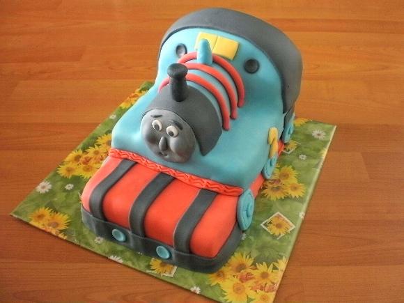 Vláčik Thomas, torta, Torty autíčka, vláčiky, Ildi B., 1