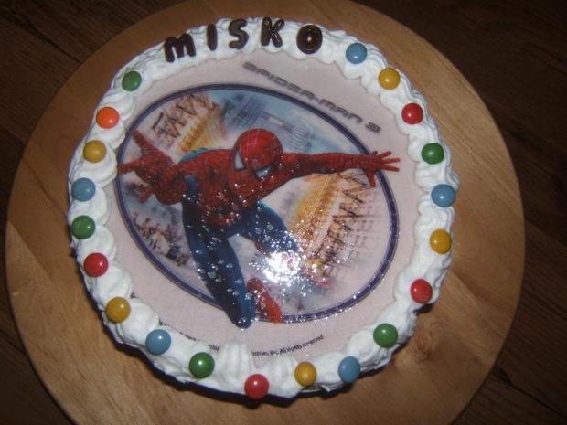 Spiderman, torta, Ostané torty pre deti, jjanska, 1