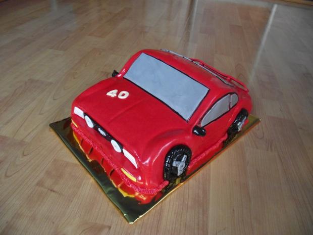 Mustang-) prvy pokus podla obrazka, torta, Torty autíčka, vláčiky, dvojicka, 1