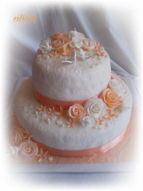 Svadobná, torta, Svadobné torty Svadobná, torta, Svadobné torty, silwik, 1