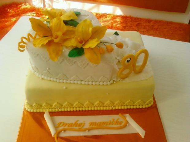 K 80-tke, torta, Narodeninové torty K 80-tke, torta, Narodeninové torty, Helenčok, 1