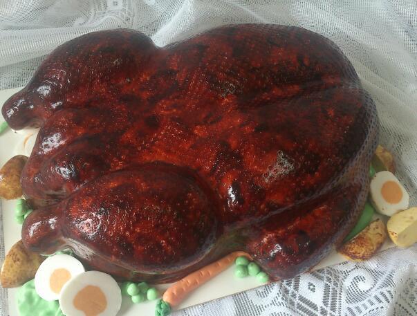 pecene kura, torta, Netradičné torty, lucia311, 1