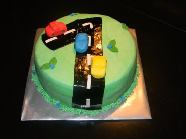 k 1. rôčiku, torta, Torty autíčka, vláčiky, sse, 1