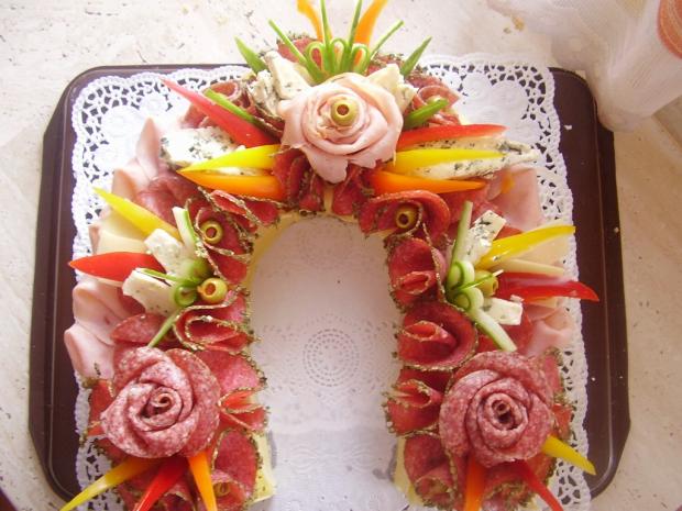 podkova slaná 20, torta, Slané torty podkova slaná 20, torta, Slané torty, Blanka, 1
