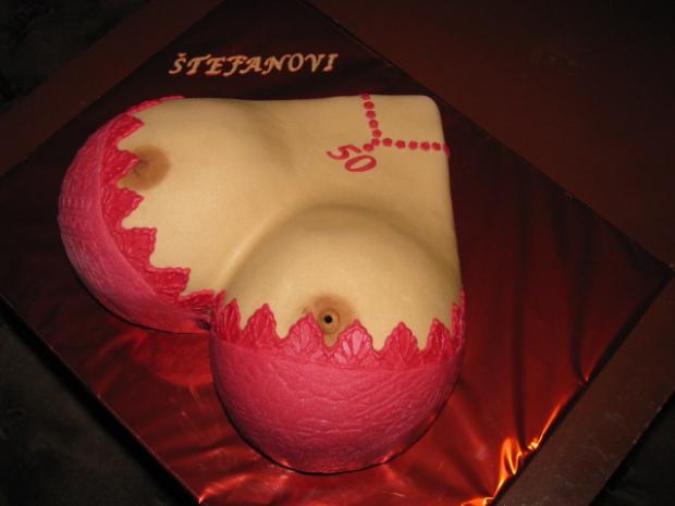 Prvé prsia, torta, Torty pre dospelých *, Mirka02, 1