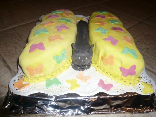 Motýlik pre neterku a synovca, torta, Torty so zvieratkami, Andy01, 1