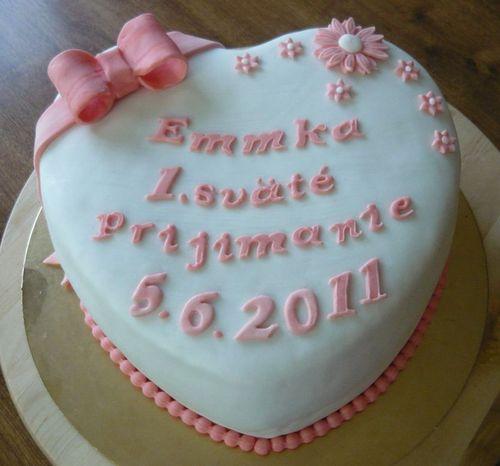Na 1. sv. prijímanie, torta, Torty na cirkevné sviatky, zdenka z hôrky, 1