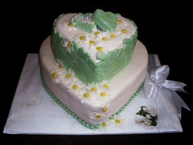 svadobná s margarétkami, torta, Svadobné torty svadobná s margarétkami, torta, Svadobné torty, val38, 1