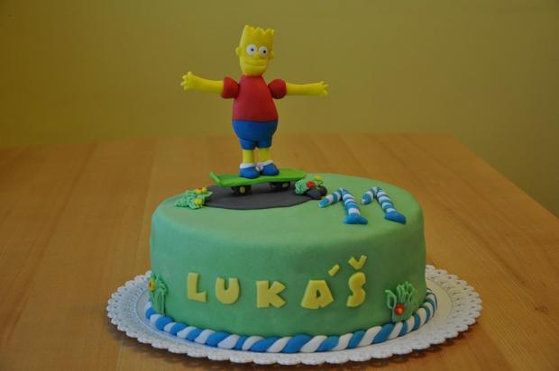 Bart Simpson, torta, Rozprávkové torty, wiwinka, 1