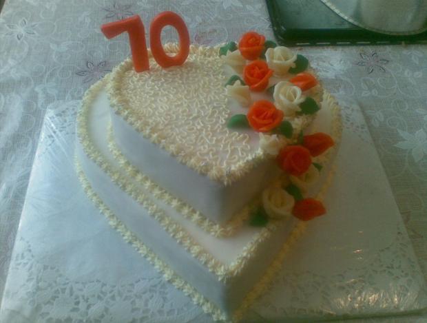 Na 70 rokov, torta, Narodeninové torty Na 70 rokov, torta, Narodeninové torty, snezienka230, 1