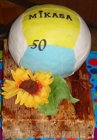 VOLEJBALKA EŠTE RAZ, torta, Narodeninové torty VOLEJBALKA EŠTE RAZ, torta, Narodeninové torty, evikan, 1