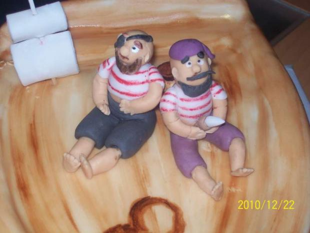 detail pirátov, torta, Torty autíčka, vláčiky, Zdenci, 1